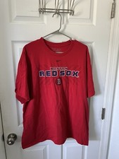 Nike Boston Red Sox Authentic MLB Red Baseball T-Shirt Tee Men s XL