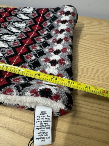 VERA BRADLEY COZY COWL INFINITY SCARF/PLAYFUL PENGUINS/RED - Picture 8 of 8