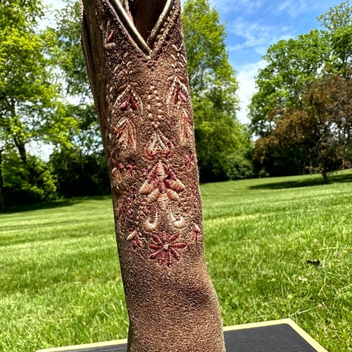 Ariat Ardent 10015332 Women's Terra Brown Floral Embroidered Western Boots Sz 8 - Picture 4 of 12
