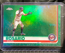 Eddie Rosario 2019 Topps Chrome  Green Refractor #50/99 - Minnesota Twins