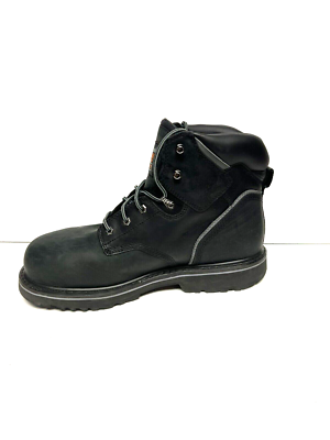 Timberland Pro Mens 6” Pit Boss Work Boots Steel Toe Black 