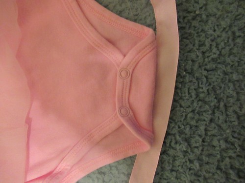 (B) Girls Casual 0-3 month Baby one piece Pink With Lace and Ribbon Accent - Picture 4 of 5