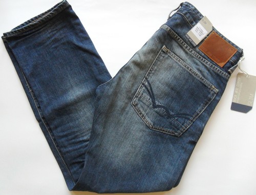Pantalones de mezclilla para hombre ajustados azules pierna recta Goa Mist TINNU DUCK & COVER Tallas: 30-38 - Imagen 2 de 8