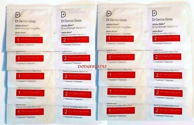 #ad Dr Dennis Gross MD Skincare EXTRA STRENGTH Alpha Beta Peels 10 Packs EXP 2026 $33.25
