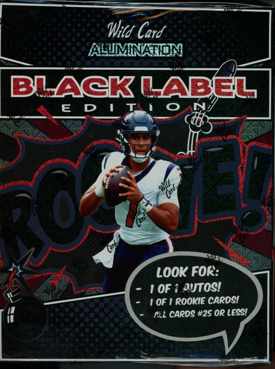 2023 Wild Card Alumination CJ Stroud Rookie Black Label Edition