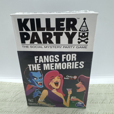 Killer Party Social Mystery Partyspiel Reißzähne für die Erinnerungen - Neu versiegelt