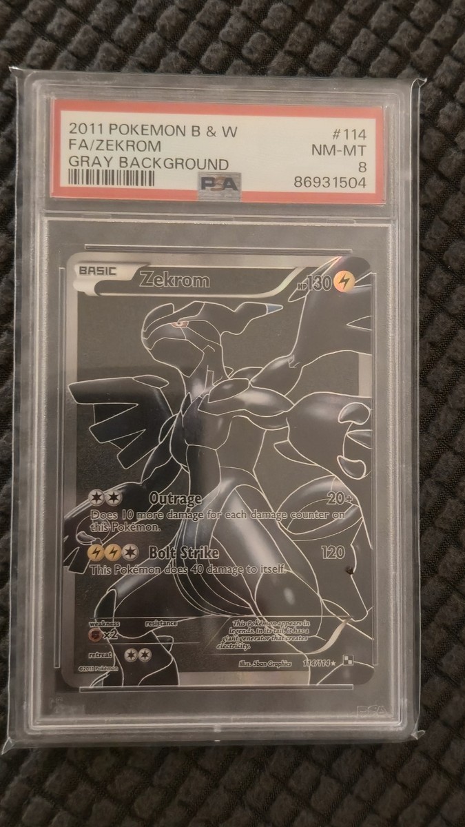 Zekrom full art 114 ゼクロム　英語版フルアート Zekrom (114 Full Art) - Black and White - Pokemon