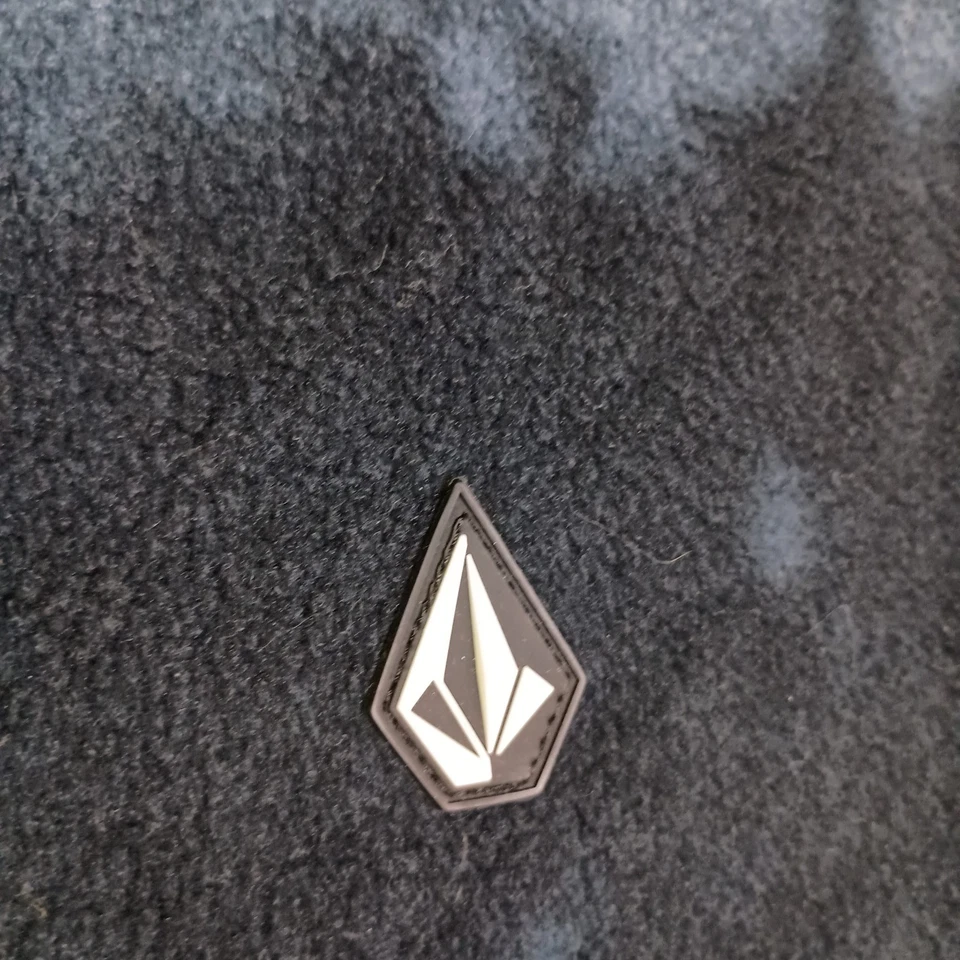 Volcom Boys Popover Fleece Sweater Size Medium Blue 1/4 Zip Long Sleeve - Image 3 of 4