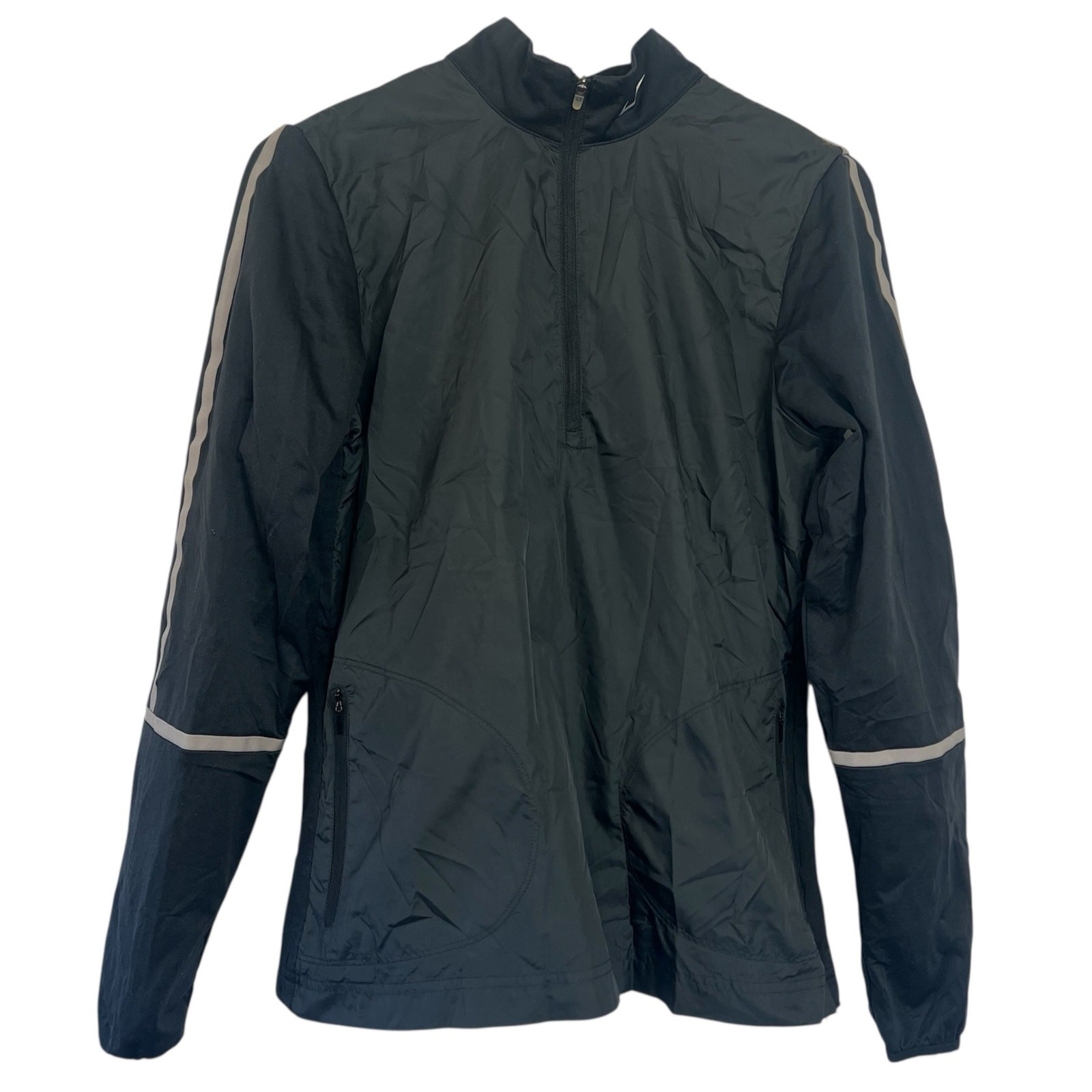 SACAI X NIKE Giacca a vento Nike Golf donna nera taglia S quarto zip finto collo riflettente sportiva