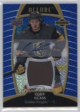 2019 Upper Deck Allure Rookies Blue Line Jerseys 50/99 Cody Glass #94 Auto 1q2