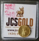 2021 $5 1/10oz Gold American Eagle Type 1