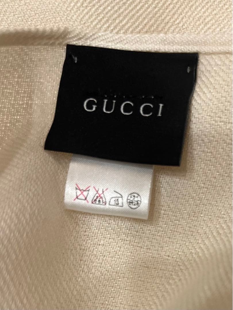 Gucci GG Pattern Large Rectangular Scarf Long Sha… - image 4