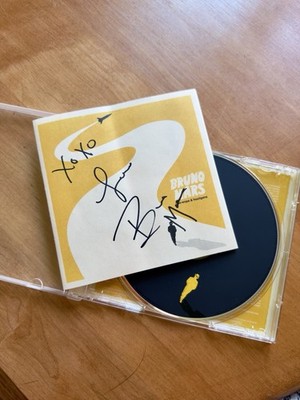 Bruno Mars Doo-Wops and Hooligans Signed CD - XOXO LOVE VERY RARE DEBUT ALBUM