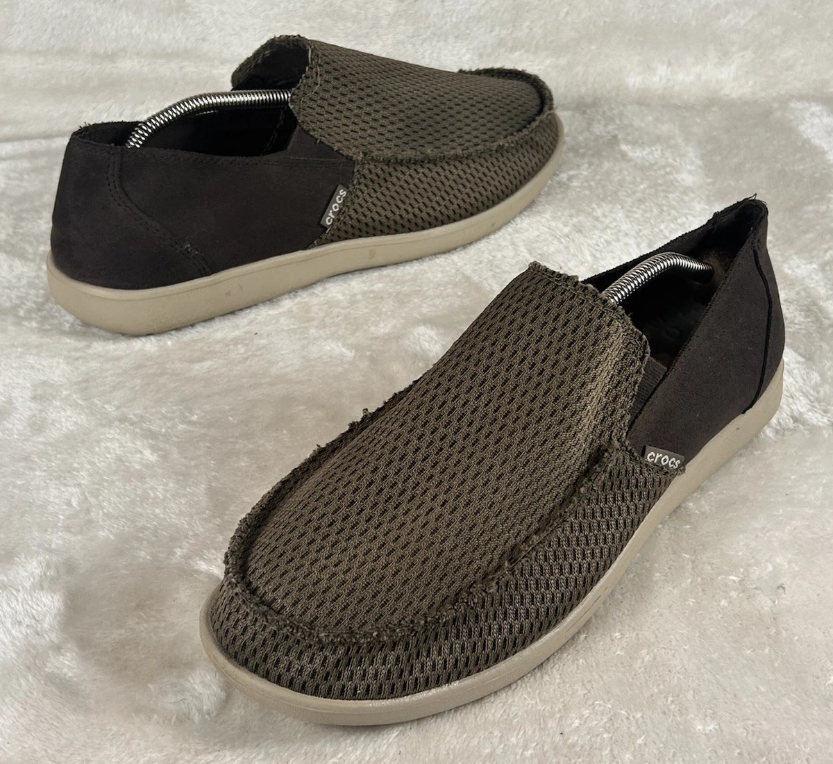 Crocs Santa Cruz Brown Casual Shoes for Men for sale | eBay