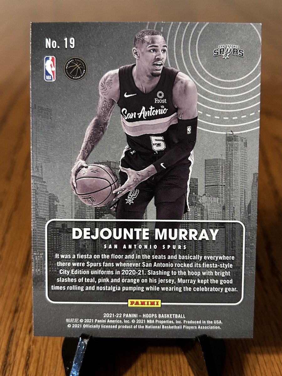 Dejounte Murray 2021-22 Panini NBA Hoops City Edition #19 San