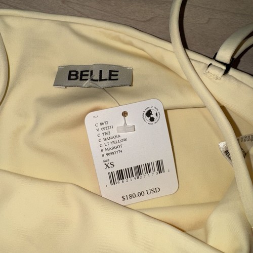 Maillot de bain une pièce jaune banane Margot Belle The Label X-Small XS neuf avec étiquette - Photo 4/8