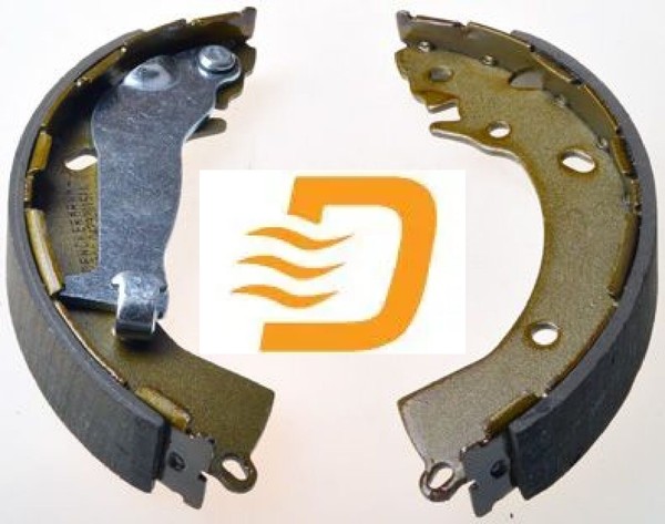 Denckermann B120206 Bremsbackensatz 4 Bremsbacken Trommelbremse FüR Hyundai-image
