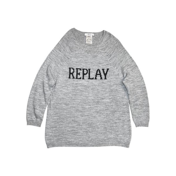 Women Replay Sweater Grey Acrylic L