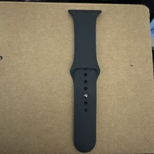 Apple Watch Sport Band 45mm Genuine OEM Midnight Gray Blue M/L