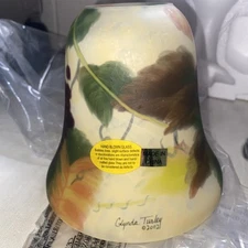 Dale Tiffany Handale Accent Lamp  Hand Painted Glynda Turkey New In Box