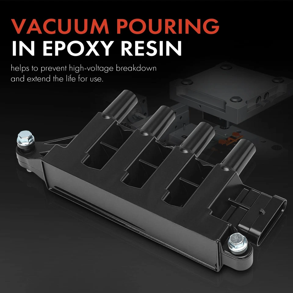 Катушка зажигания для Ram ProMaster Rapid 2017-2020 Fiat Uno 2013-2018 L4 1,4 л 6-контактная - Изображение 3 из 4