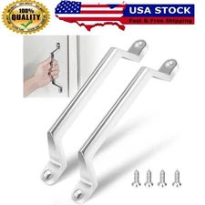 2 Pcs RV Door Grab Handle Entry Door Assist Bar for Camper Trailer Cargo Boat