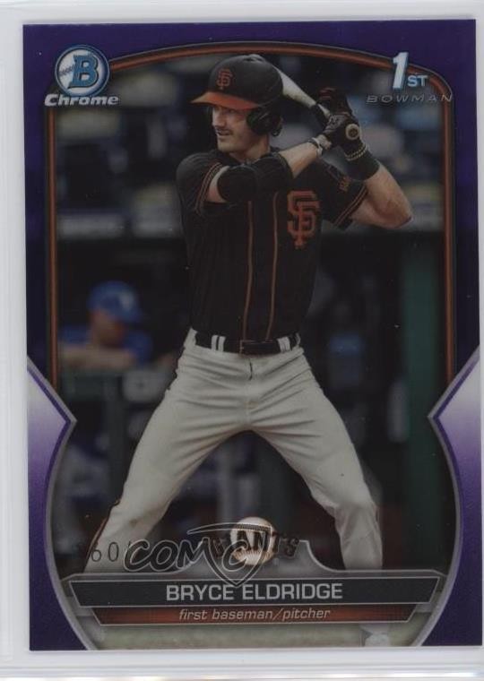 2023 Bowman Draft Chrome Purple Refractor 160/250 Bryce Eldridge #BDC-107