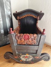 Antike Puppenwiege Shabby Chic, Nostalgie,Handmade Massivholz, um 1900