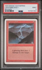 Lightning Bolt [Revised] PSA 9 - Magic the Gathering