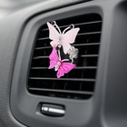  2PCS -Entlüftungsclips Strass -Auto -Luftzühnclips Schmetterlingsauto