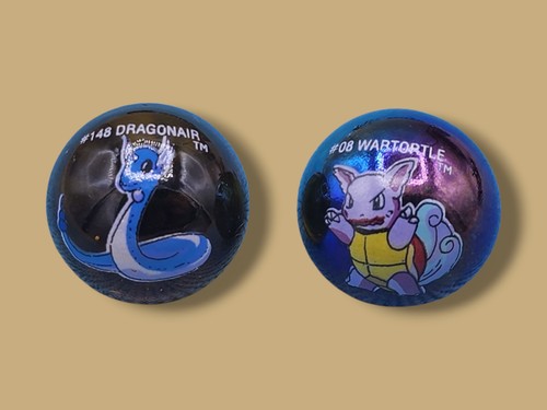 Pochette viola ToyBiz Pokémon 1999 #12 senza burro con 10 biglie! - Foto 7 di 10