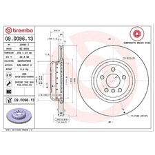 2x Bremsscheibe hinten für BMW IX I20 X3 G01 G45 X4 G02 X5 G05 X6 G06 | 2625251