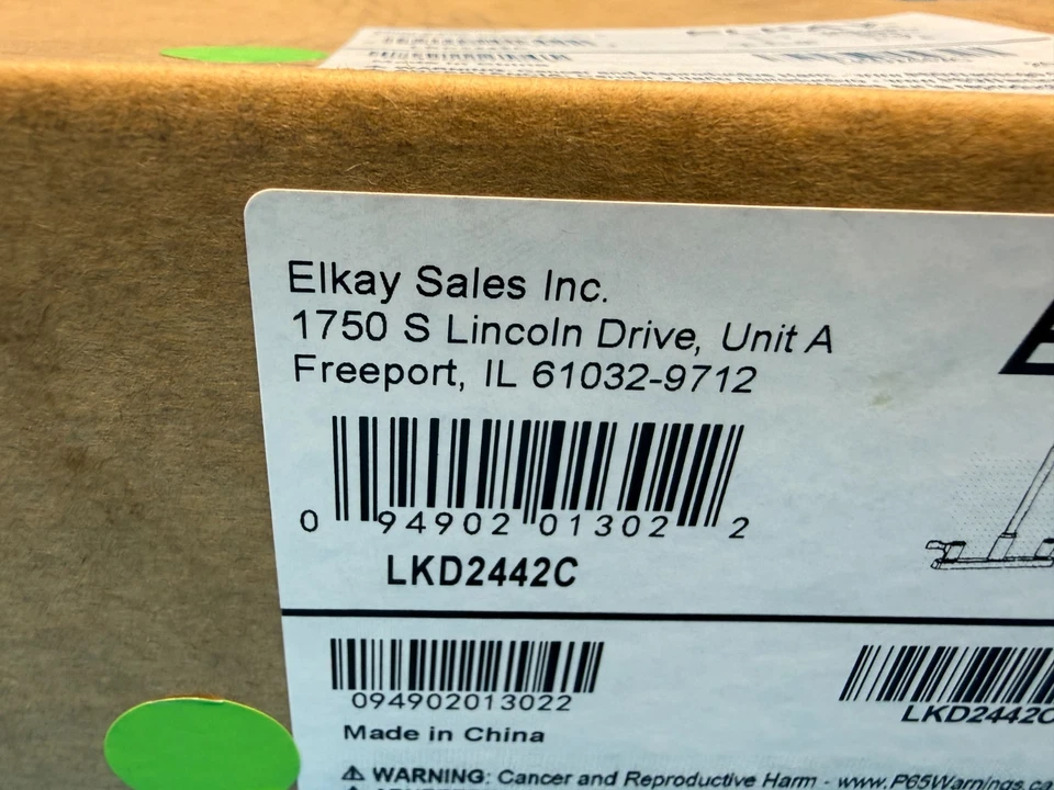 Elkay LKD2442C 8" Chrome Centerset Exposed Deck Mount Faucet with Arc Spout - Image 3 of 4