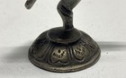 Vintage Brass Tone Metal Dancing Ganesha Statue Hindu Elephant God Figurine — photo 8