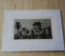 Lithographie signée De Jean- Yves ANDRE Quimper /Brest