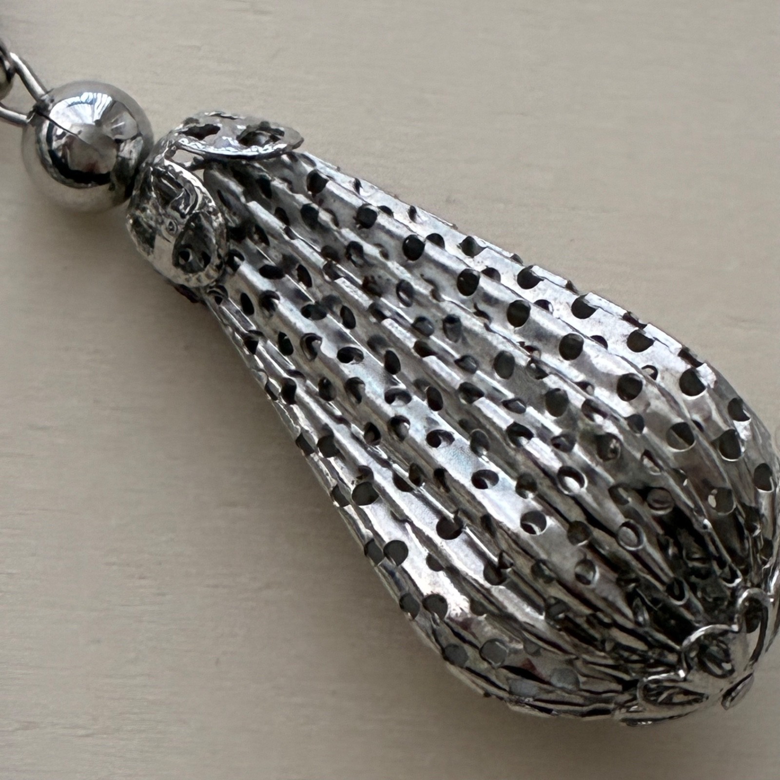 Monet Silver Lariat Adjustable - image 9