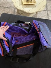Pro Kennex Vintage 90s Duffle Bag Tennis Gym Shoulder Purple Graphic Print