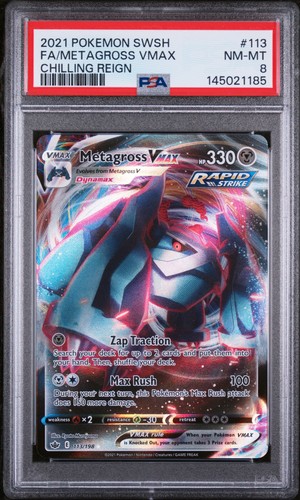 Metagross VMAX graded PSA 8 for sale on eBay