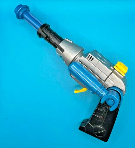 Vtg 1984 Arco GoBots Mighty Robots RoGun Robot Cap Gun Pistol Transformer Blue