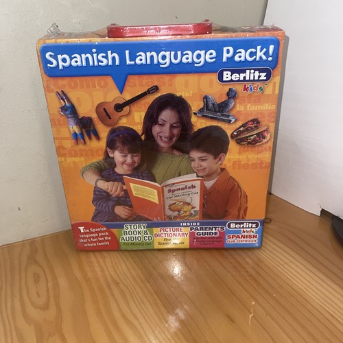 Berlitz Kids Spanish Language Pack - Kids 5 and up NEW / Sealed
