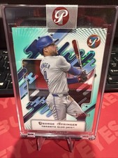 2025 Topps Pristine - George Springer #224 Aqua Refractor /199