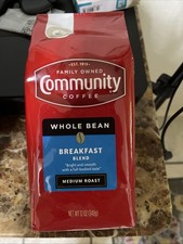 Community Coffee Breakfast Blend Whole Bean 12 Ounce (Pack of 6) 12.22 per pound