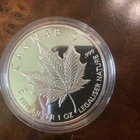 2014 Silver Shield "CANNABIS" - 1oz Silver Proof Medallion