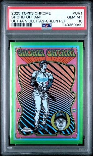 2025 Topps Chrome Ultra Violet All Stars #UV-1 Shohei Ohtani Dodgers