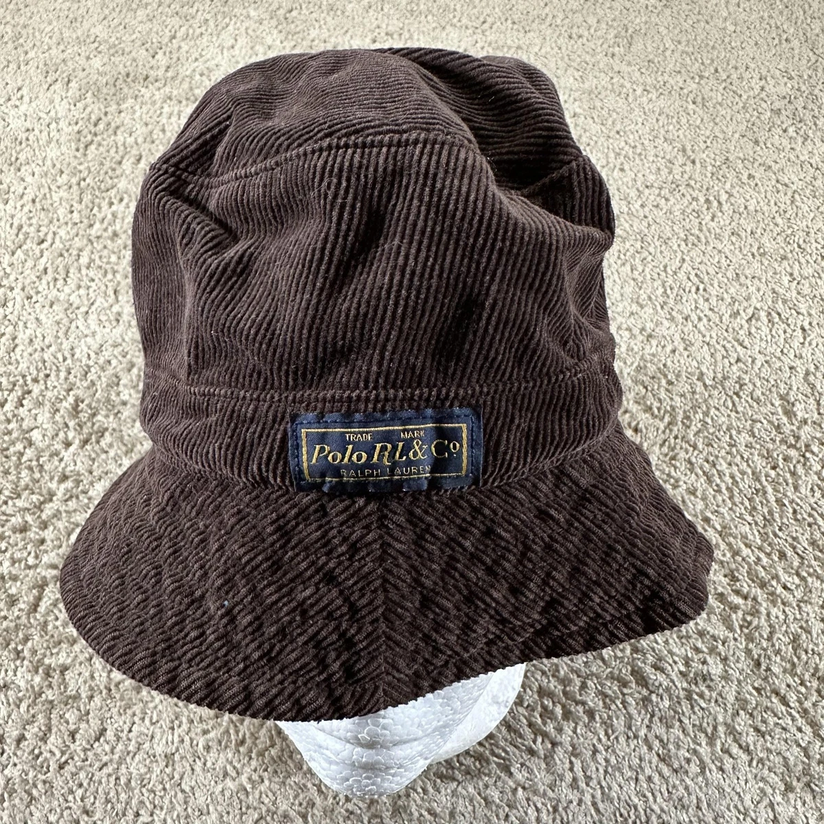 Polo Ralph Lauren Crest Wool Tweed Bucket Hat - Size Wmns size SMALL/MEDIUM Amazon.com: POLO RALPH LAUREN Men`s Signature Pony Cotton  main image 3