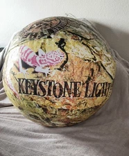 Rare Keystone Light 75” Inflatable Ball Camouflage Lizard Promo Advertisement