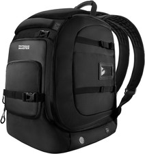 Boot Bag, 65L Waterproof Ski Snowboard Boots Air Cushion Shoulder Pad Skiing Gea