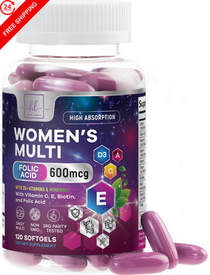 Multivitamin For Women - Complete Daily Woman's 120 Count (Pack of 1)