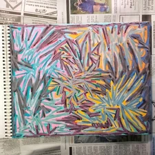 Drawing 11X14" Oil Pastel on Paper