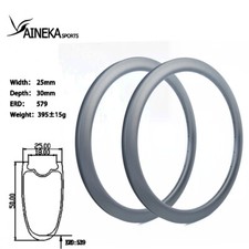 700C Road Bike Full Carbon Rims Tubeless Clincher Tubular Rim/Disc Brake Wheel